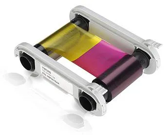 Evolis R5H004NAA Thermal-transfer ribbon Bk.C.M.Y. Transparent half-fr