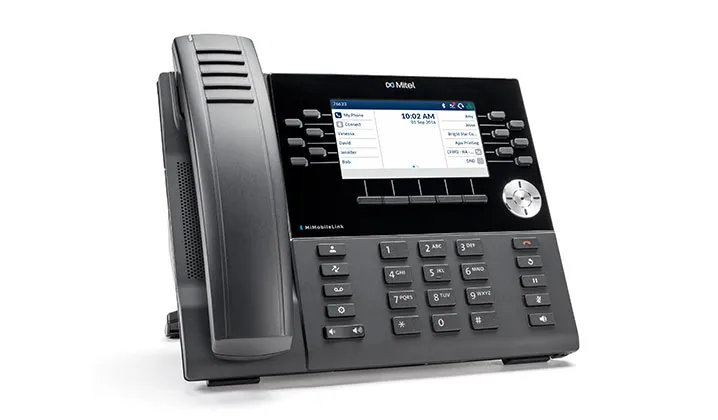 Mitel MiVoice 6930 IP phone Black TFT Wi-Fi