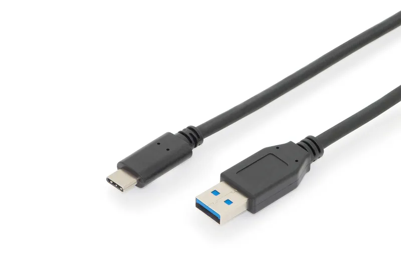 Digitus USB-C connection cable. USB 3.2 Gen2. USB-A to USB-C