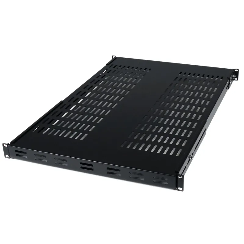 StarTech.com 1U Adjustable Vented Server Rack Mount Shelf - 175lbs - 1