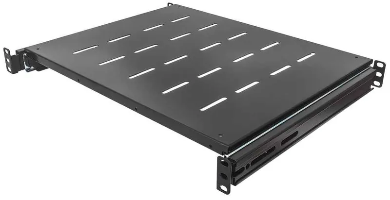 Intellinet 19" Sliding Shelf. 1U. 800 to 1000mm Depth. shelf dept
