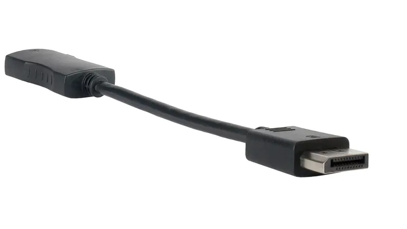 Liberty AV Solutions AR-DPM-HDF video cable adapter 0.2 m DisplayPort HDMI Type A (Standard) Black