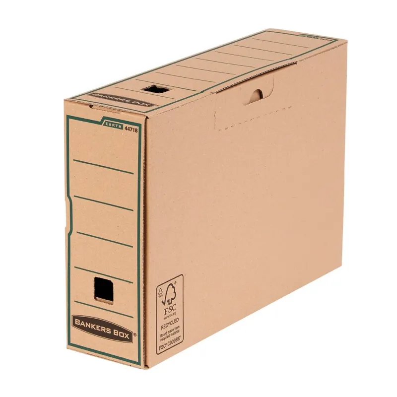 Bankers Box Earth Series Foolscap Transfer File Pack of 20