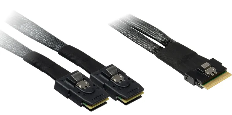 Inter-Tech 88885641 Serial Attached SCSI (SAS) cable 0.75 m 24 Gbit/s