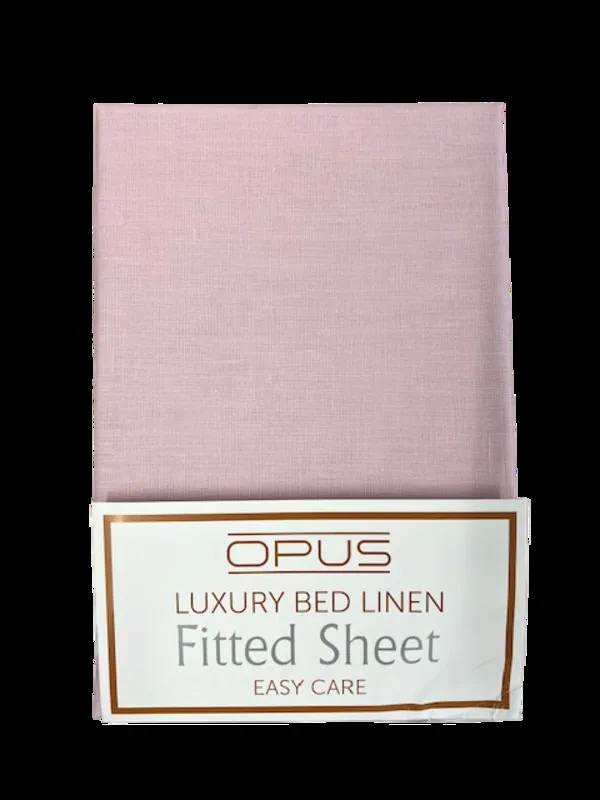 Bellissimo Home Opus Single Bed Flat Sheet - Pink