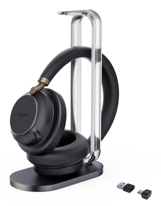 Yealink BH76 Plus with Charging Stand Teams Black USB-C/A Headset