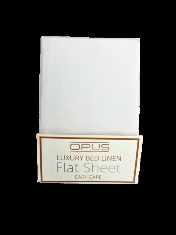 Bellissimo Home Opus Premium Breathable Fitted Sheet - King Size White