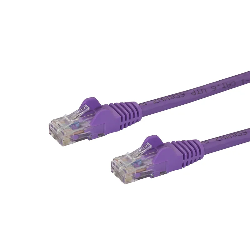 StarTech.com 75ft CAT6 Ethernet Cable - Purple CAT 6 Gigabit Ethernet
