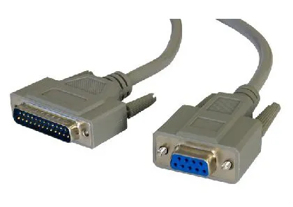 Cables Direct SL-503 serial cable Grey 3 m D9 D25