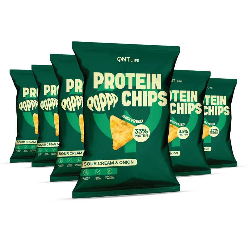 Nutrition protéinée chips QNT Cream & Onion