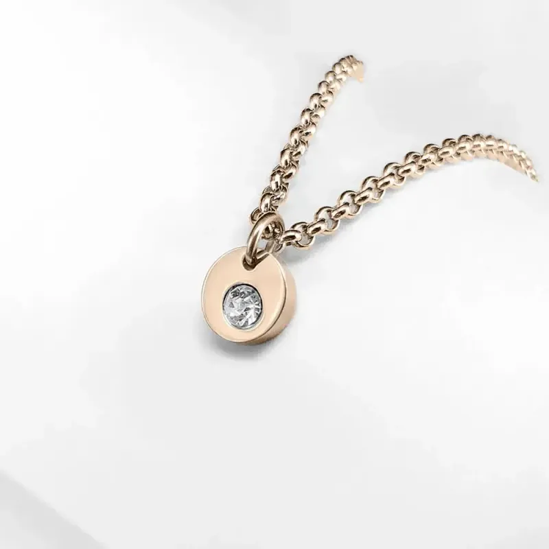 Women's mini zirconia pendant Ponytail & Co
