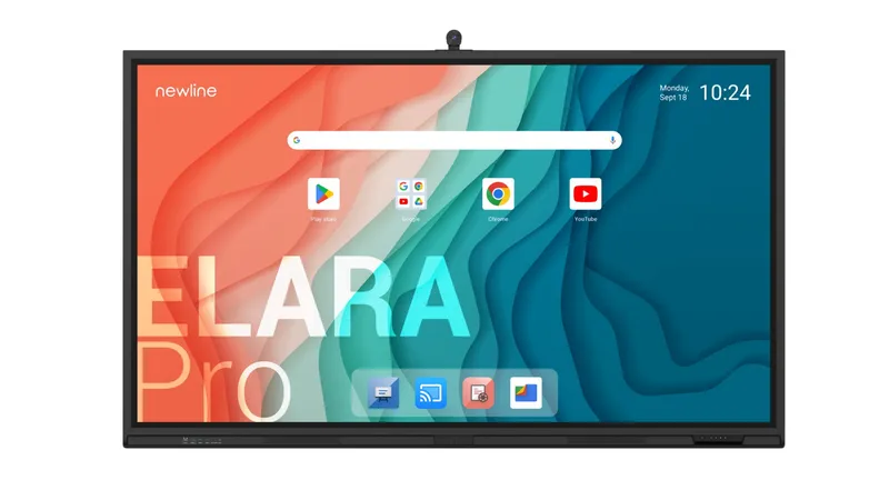 Newline Elara Pro interactive whiteboard 2.18 m (86") 3840 x 2160 pixels Touchscreen Black
