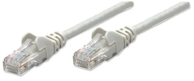 Intellinet Network Patch Cable. Cat6. 5m. Grey. CCA. U/UTP. PVC. RJ45.