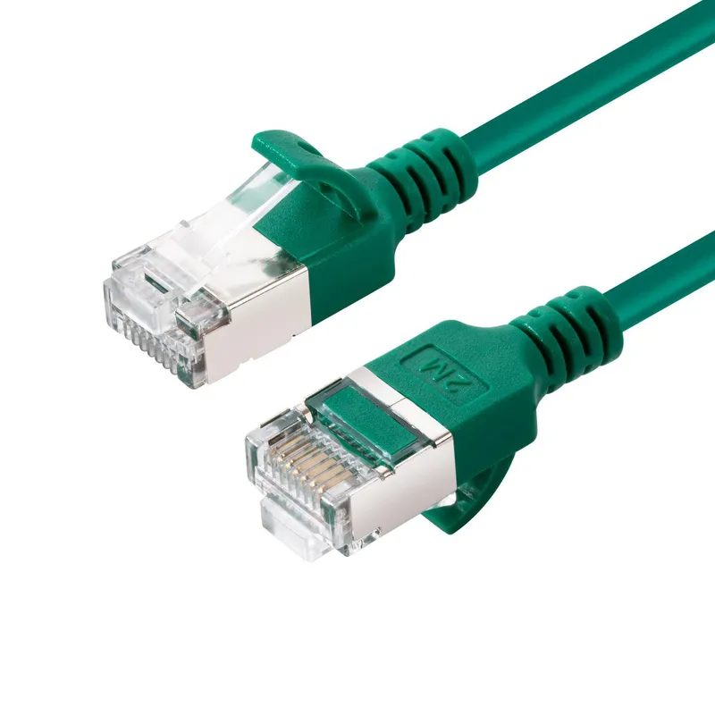 Microconnect V-FTP6A0015G-SLIM networking cable Green 0.15 m Cat6a U/F