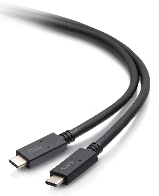C2G 1.8m USB-C Male to USB-C Male Cable (20V 5A) - USB 3.2 Gen 1 (5Gbp