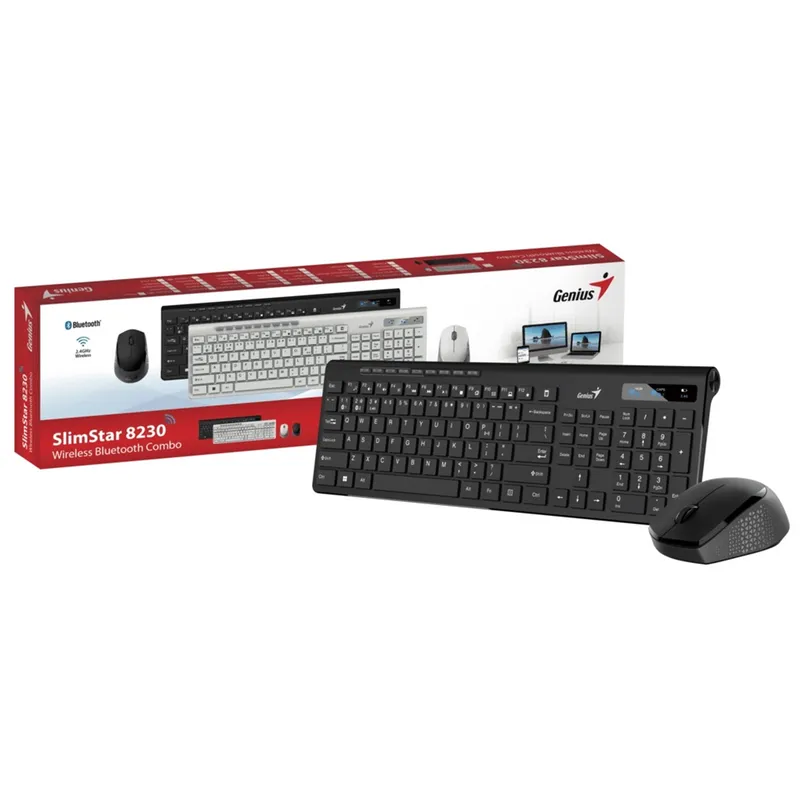 Genius Computer Technology SlimStar 8230 Bluetooth 5.3 and 2.4GHz Wire