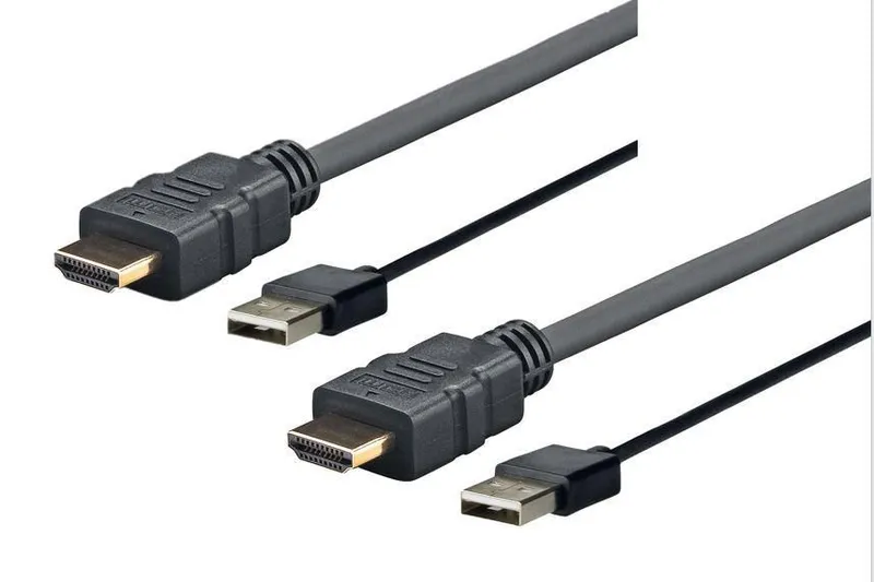 Vivolink PROHDMIUSB5 video cable adapter 5 m HDMI Type A (Standard) Bl