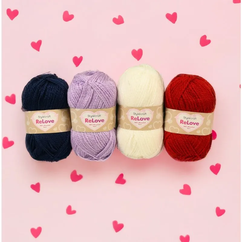 Stylecraft ReLove Aran Yarn Cherry Blossom 2571 100g