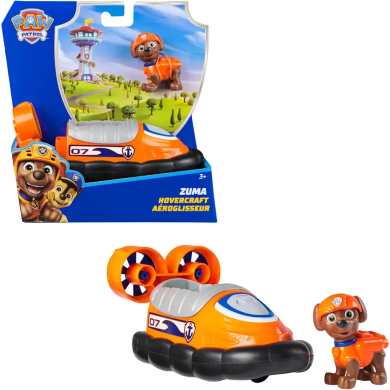 Paw Patrol Zuma's Hovercraft Vehicle and Figure