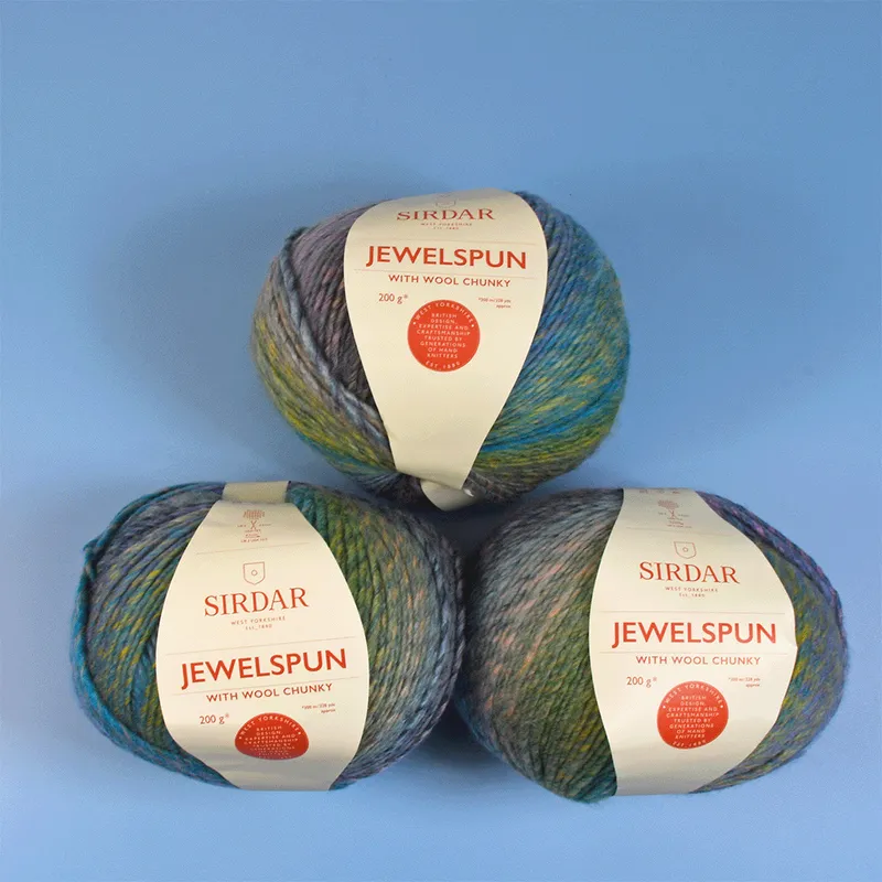 Sirdar Jewelspun Aran 3 Ball Value Pack - 3 x 200g Balls 847 Midnight Fjords