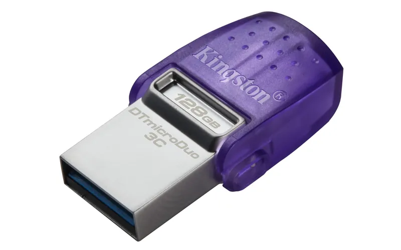 Kingston Technology DataTraveler 128GB microDuo 3C 200MB/s dual USB-A