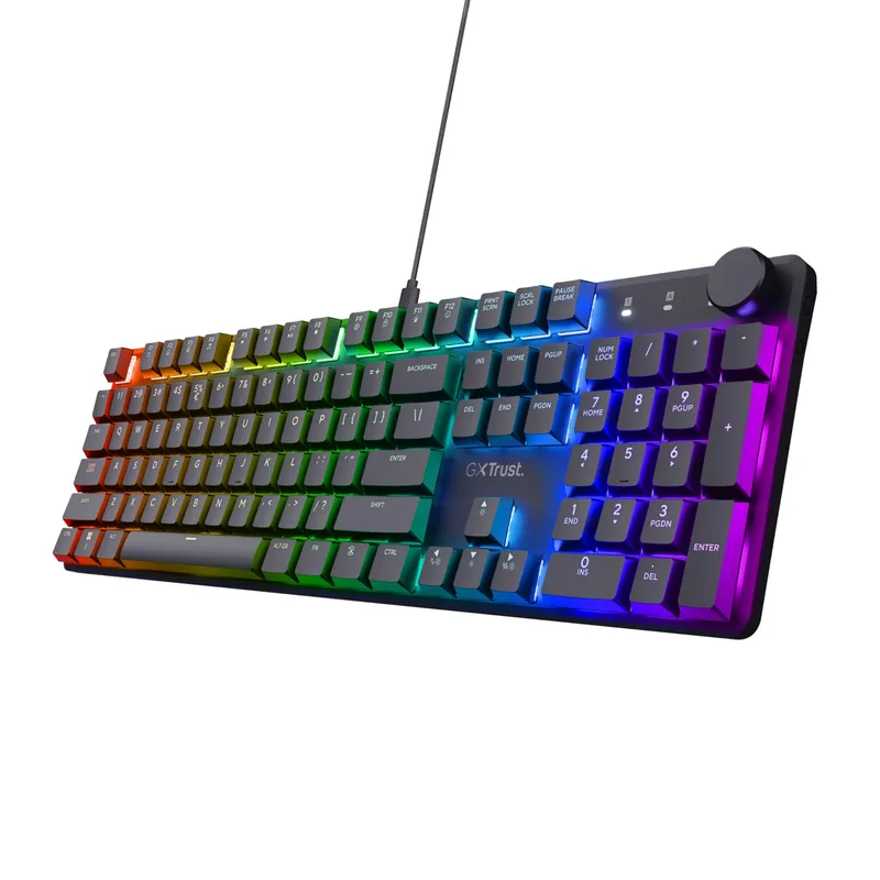 Trust GXT 866 Torix Wired USB Mechanical QWERTY LED Black
