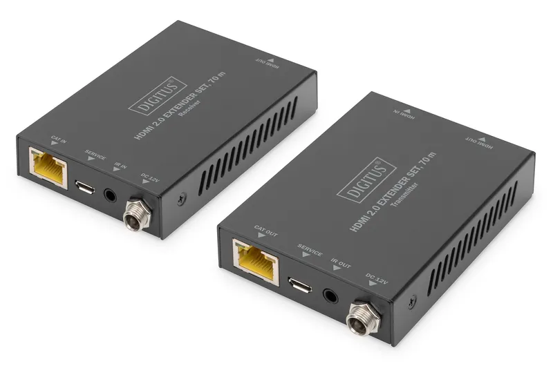 Digitus HDMI extender set. 4K/60Hz. 70 m