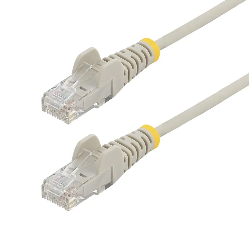 StarTech.com 5m Gray Slim CAT6 Ethernet Cable. Snagless. 100W PoE. UTP
