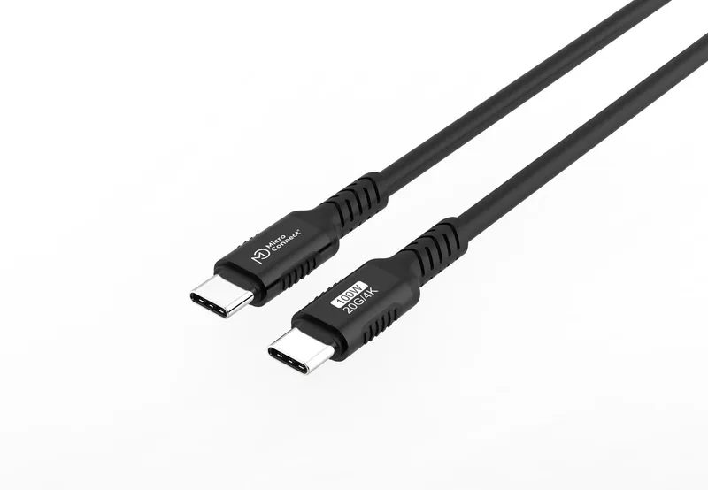 Microconnect MC-USB4-CC20LQ-3 USB cable USB4 Gen 3x2 3 m USB C Black