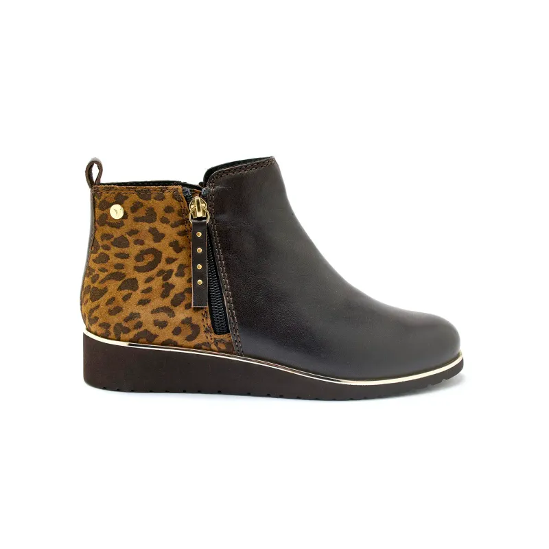Women’s ankle boots with double zip Pédiconfort