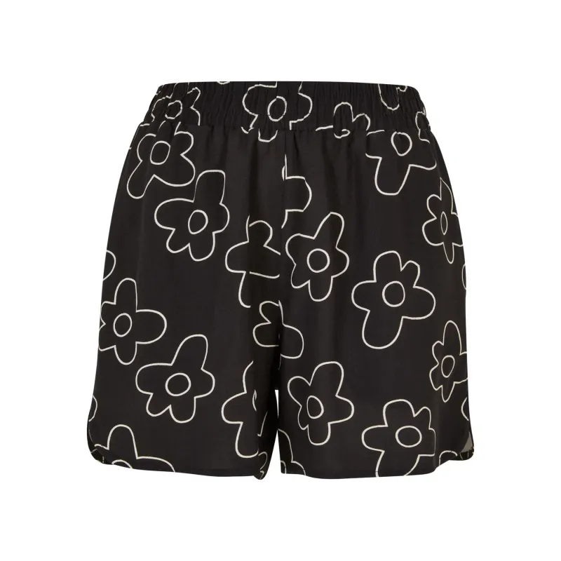 Women's viscose resort shorts Urban Classics AOP