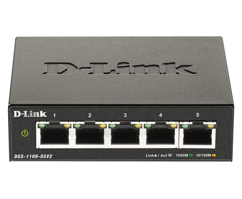 D-Link DGS-1100-05V2/E network switch Managed L2 Gigabit Ethernet (10/