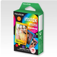 Fujifilm Instax Mini Instant Photo Film - Rainbow - Pack of 10