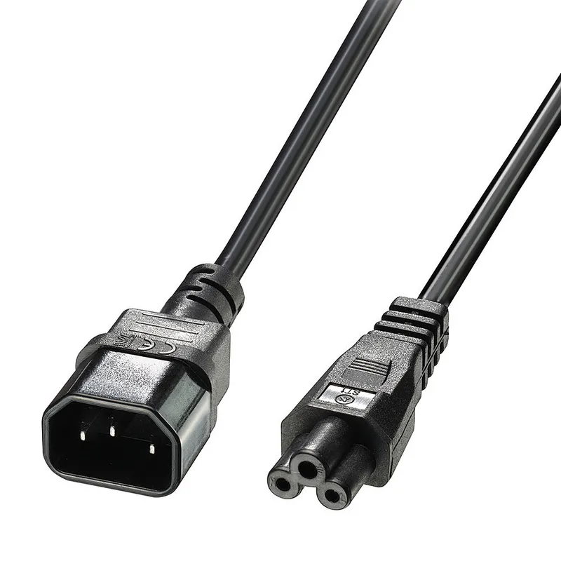 Lindy 5m C5 to C14 Mains Cable lead free