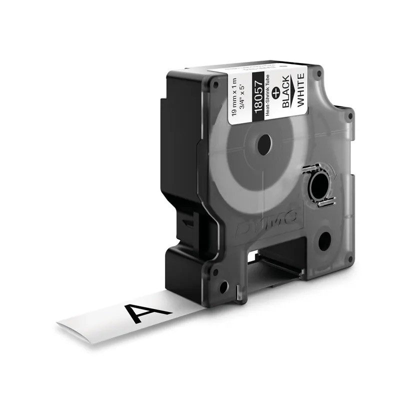 DYMO IND Heat-Shrink Tube Labels - 19mm x 15m
