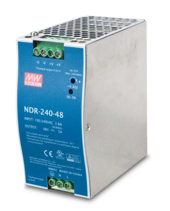 PLANET PWR-240-48 power supply unit 240 W Blue. Grey