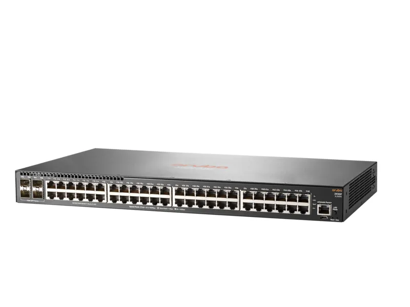 HPE Aruba Networking 2930F 48G 4SFP Managed L3 Gigabit Ethernet (10/10