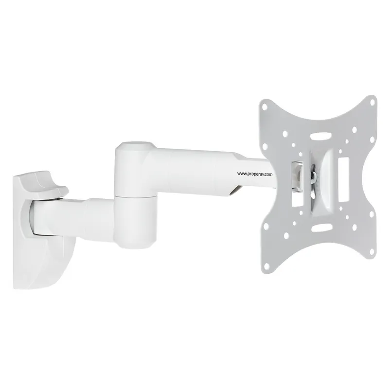 ProperAV Swing Arm TV Wall Bracket 23- 46" Tilt 20 VESA Max 200x2