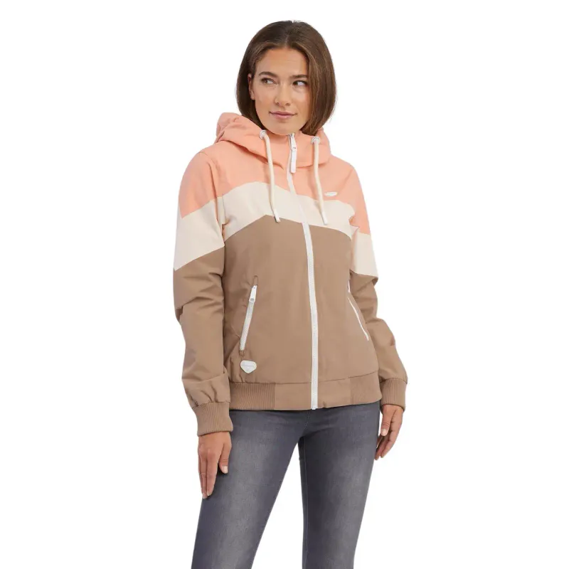 Women's waterproof jacket Ragwear Nuggie Block