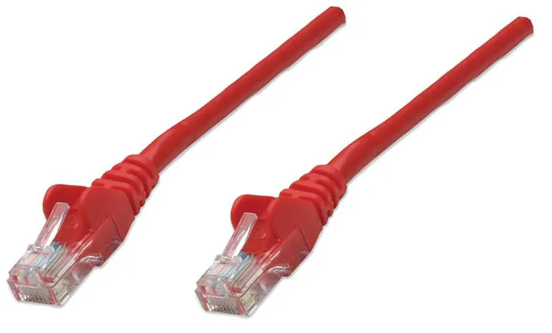Intellinet Network Patch Cable. Cat5e. 2m. Red. CCA. U/UTP. PVC. RJ45.