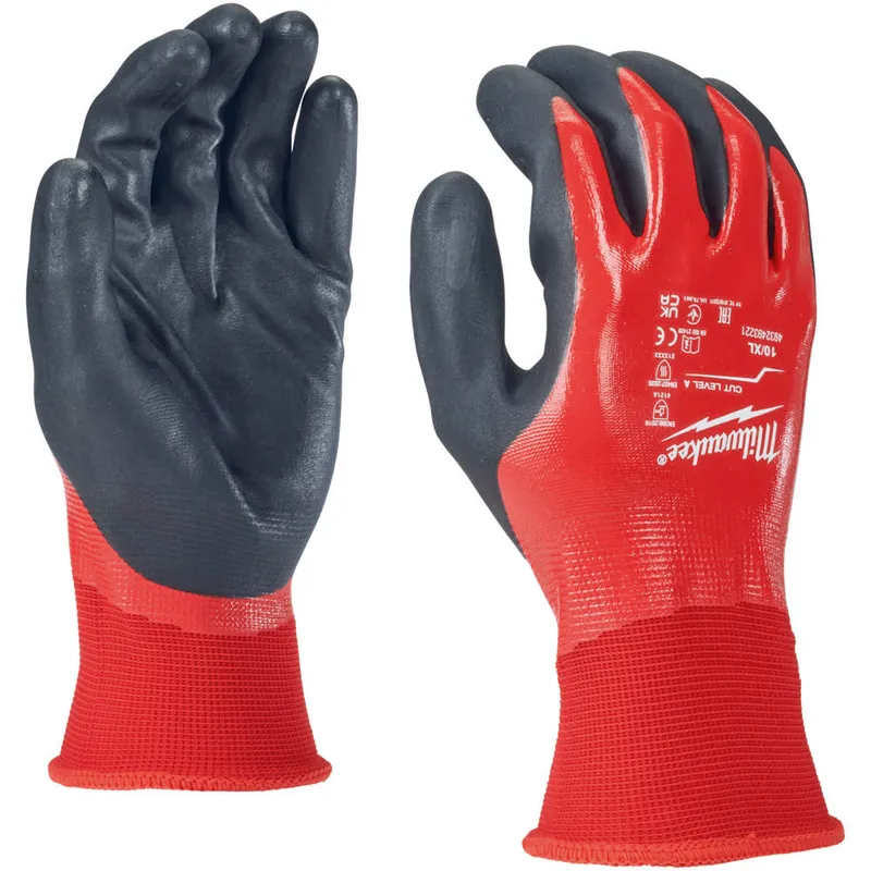Milwaukee Cut Level 1 Fully Dipped Gloves