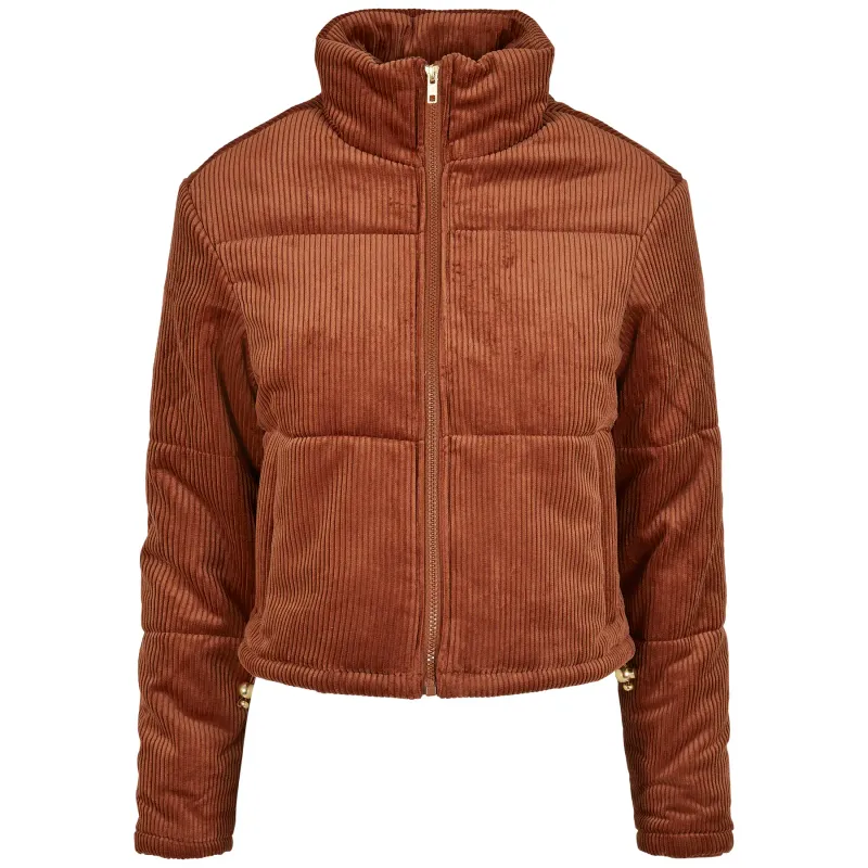 Women's jacket Urban Classics corduroy puffer (grandes tailles)