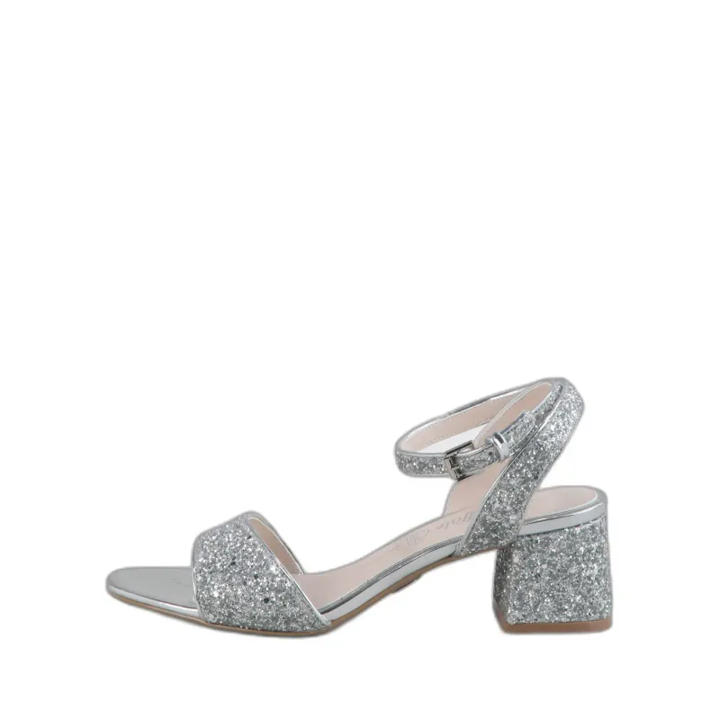 Women's glittery heel sandals Buffalo Rainelle