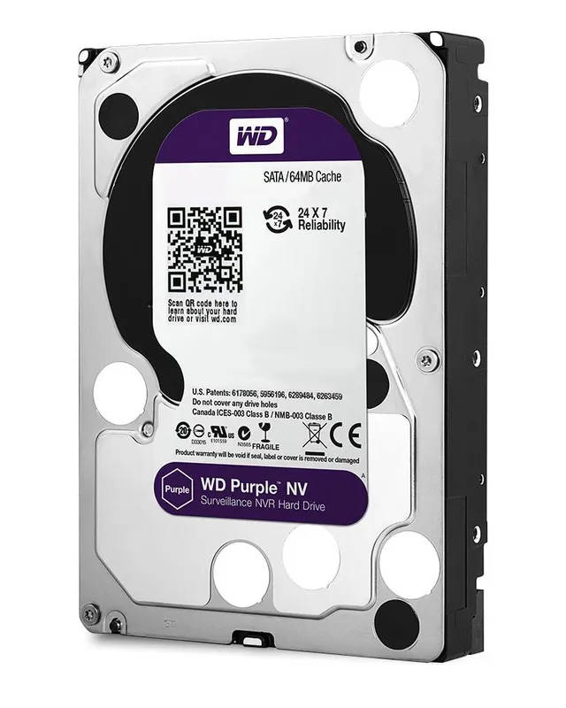 Western Digital Purple NV internal hard drive 8 TB 3.5" Serial AT