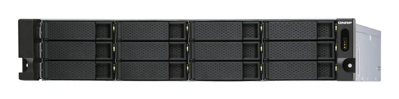 QNAP TL-R1200S-RP storage drive enclosure HDD/SSD enclosure Black. Gre