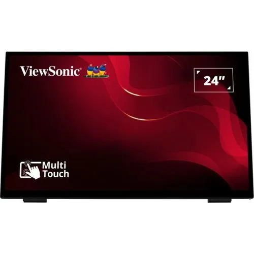 Viewsonic TD2465 Signage Display Interactive flat panel 61 cm (24") LED 250 cd/m Full HD Black Touchscreen