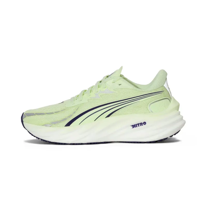 Puma Velocity NITRO 4 Green Gray SS26 Women's Sneakers, Size 40 - EUR
