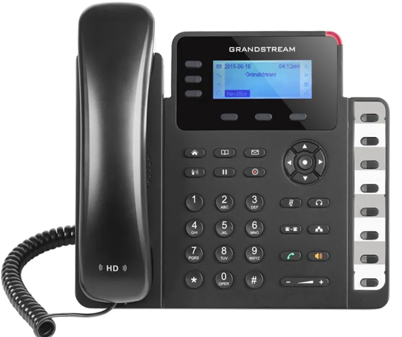 Grandstream Networks GXP1630 IP phone Black. Grey 3 lines LCD