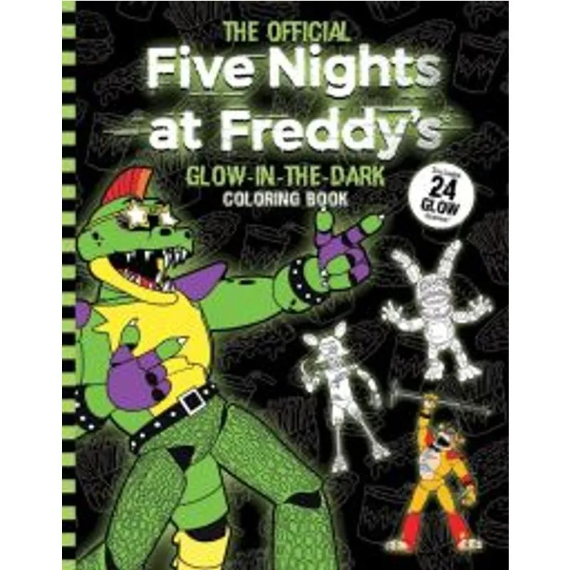 Five Nights at Freddy's Glow in the Dark Coloring Book