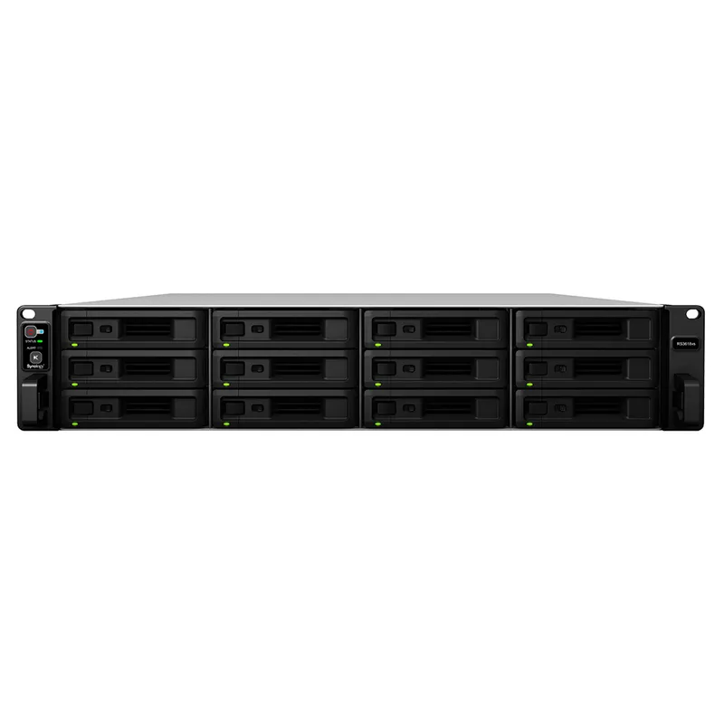 Synology RackStation RS3618xs NAS Rack (2U) Intel Xeon D D-1521 8 GB DDR4 0 TB DiskStation Manager Black